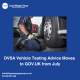 Vehicle testing advice is moving