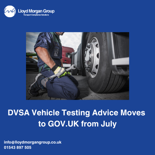 Vehicle testing advice is moving