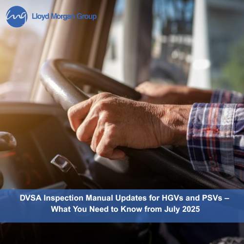 DVSA inspection manual updates from July 2025