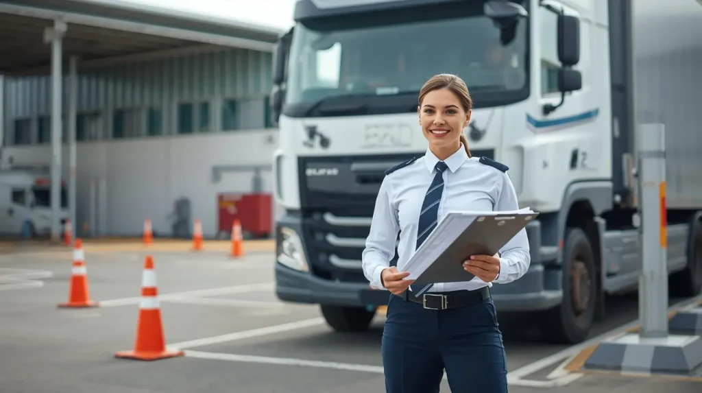 Smart dressed female CPC trainer